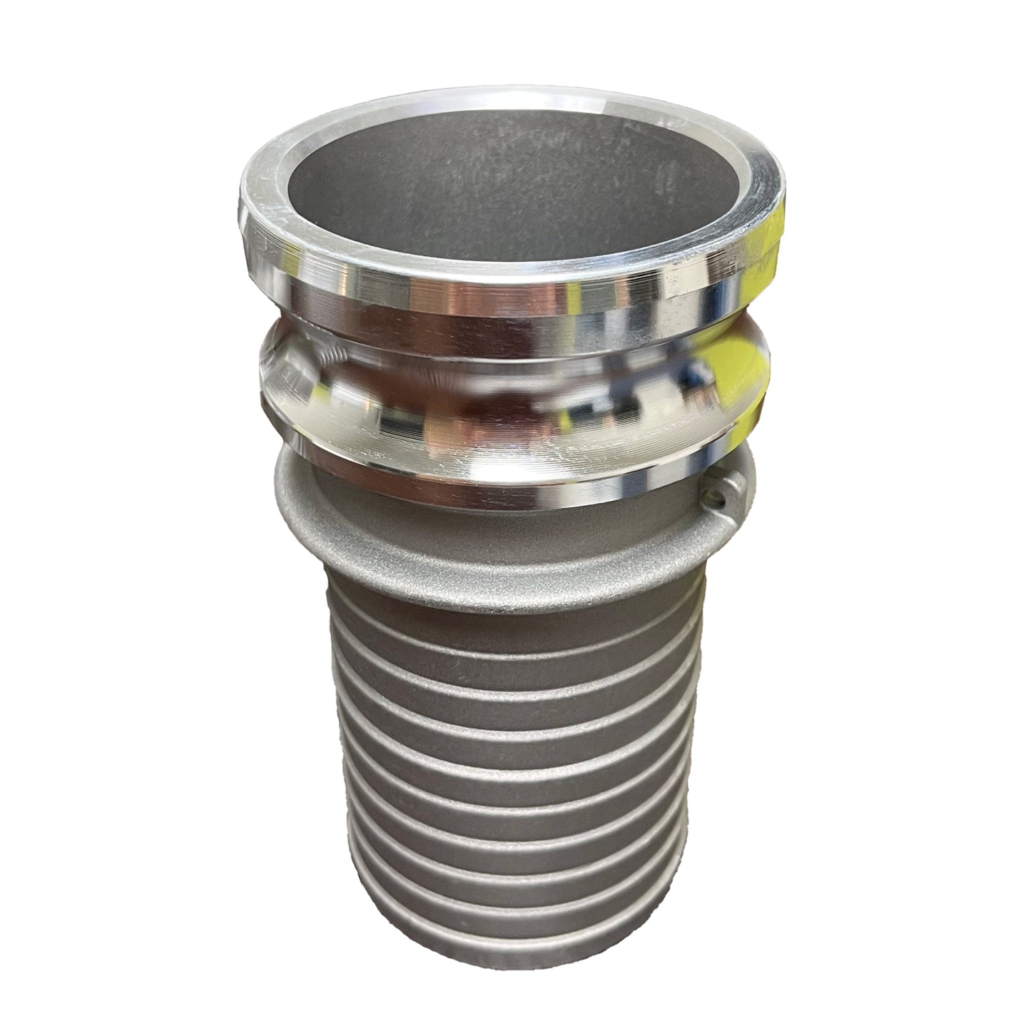 Foresee Camlock Type C and E Coupling Set, Aluminum Global Cam and Groove Hose Fittings (Male and Female) with Rubber Gasket and 4 Heavy Duty Hose Clamps