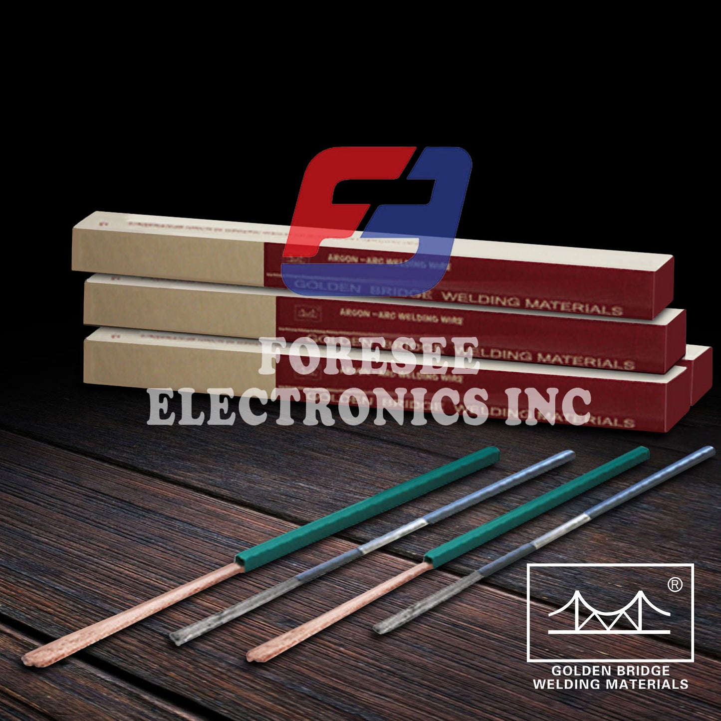 Golden Bridge ER308L Stainless Steel TIG Welding Rod 1/16" 3/32" 1/8" x 36" 1-lb