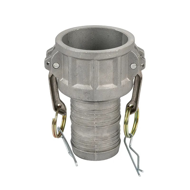 Aluminum Camlock Couplings Type-C 4" Female Coupler x Hose Shank Die Casting