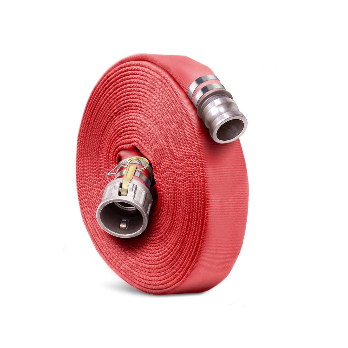 Camlock Coupling 25 FT Fire Hose 230 PSI Working Pressure 700 PSI Burst Pressure
