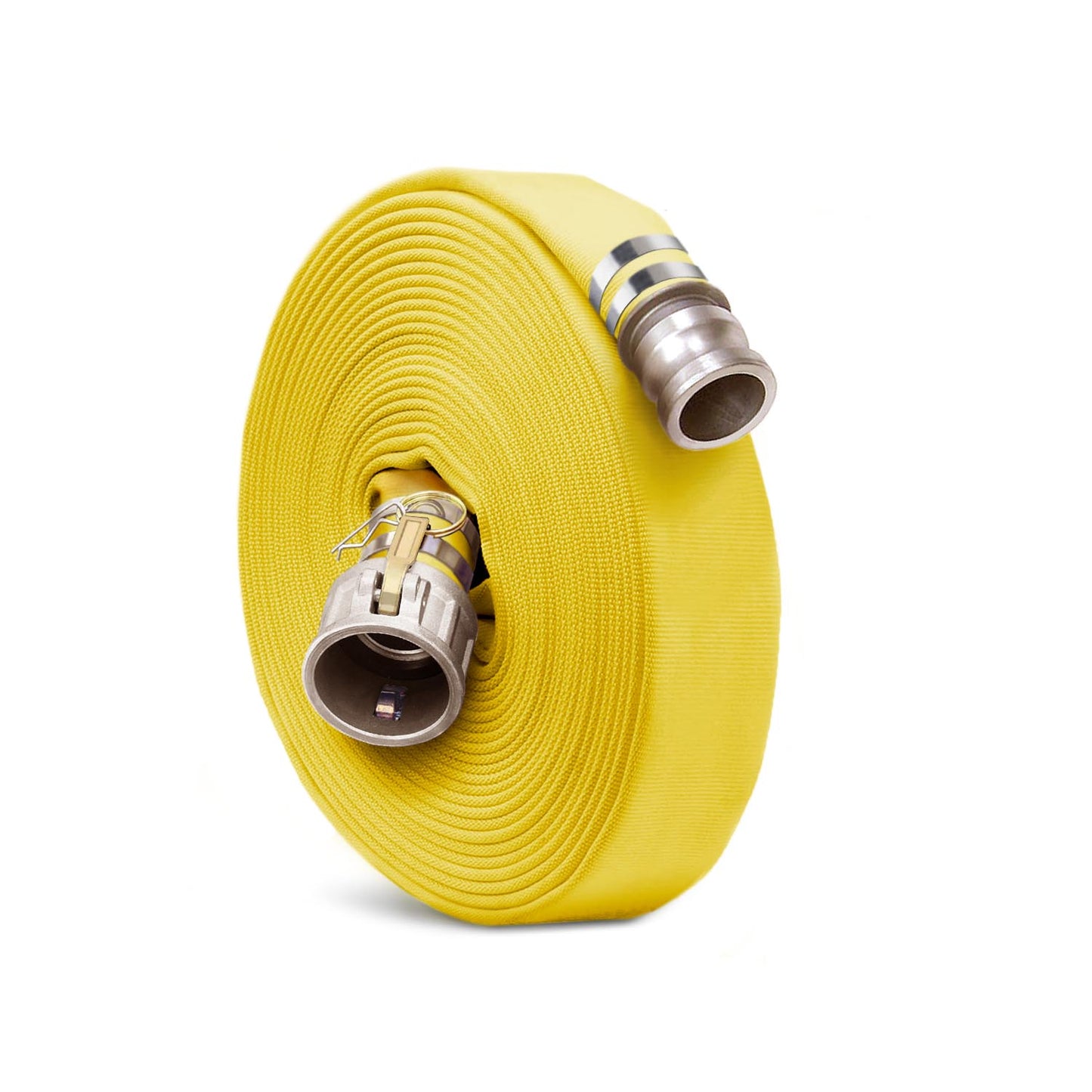 Camlock Coupling 25 FT Fire Hose 230 PSI Working Pressure 700 PSI Burst Pressure