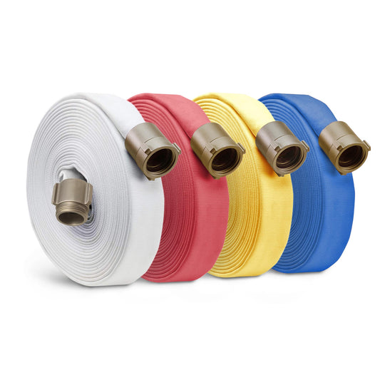 NH Coupling 25 FT Fire Hose 115 PSI Working Pressure 350 Burst Pressure