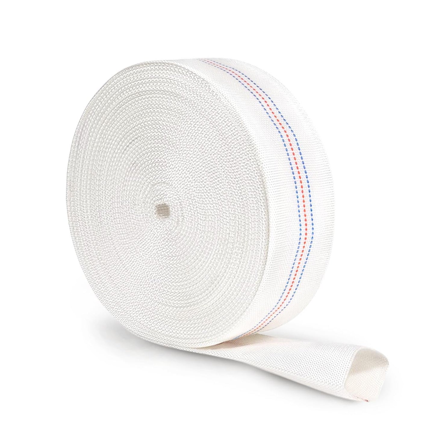 Water Discharge Backwash Pool Hose 1" in inch x 100 FT Lay-Flat Drain Pump White
