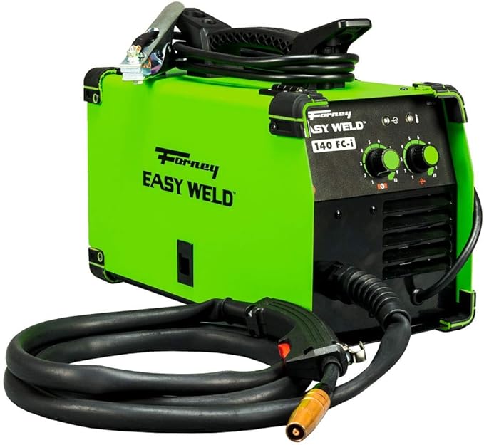 FORNEY Easy Weld 140 Amp 120-Volt Flux-Cored Wire Feed Welder (No Gas Needed)