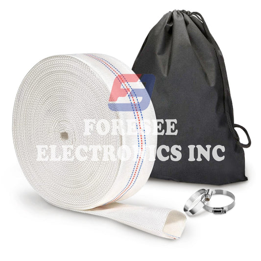 Water Discharge Backwash Pool Hose 1" in inch x 100 FT Lay-Flat White (Open Box)
