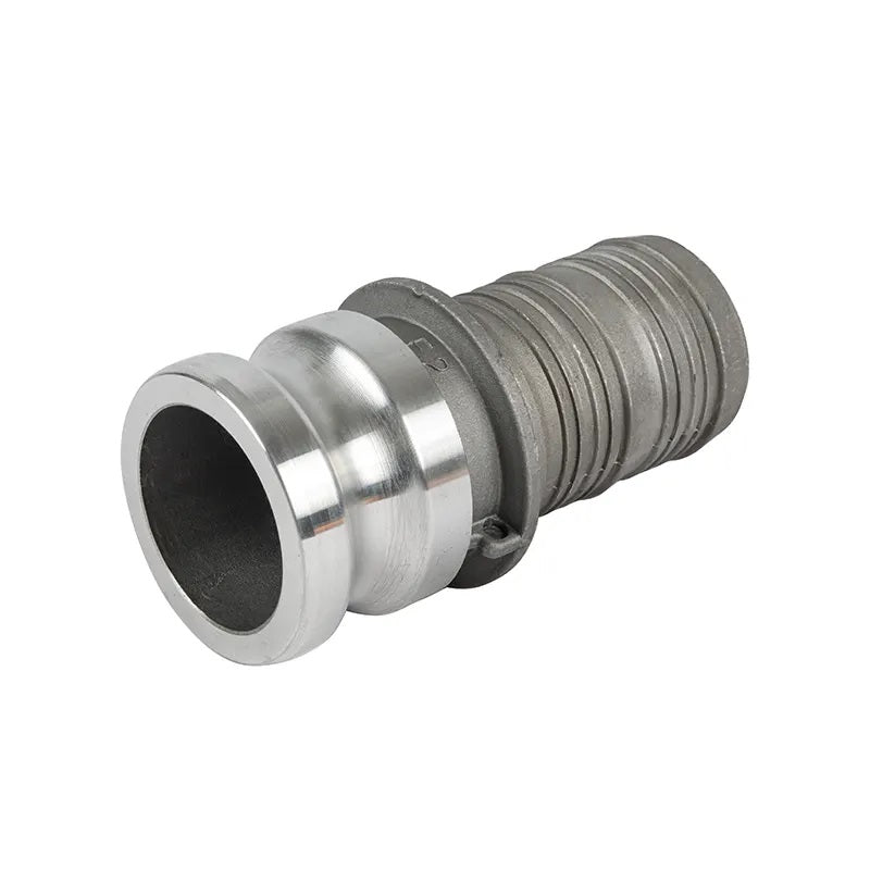 Aluminum Camlock Couplings Type-E 1-1/2 " Male Adapter x Hose Shank Gravity Casting