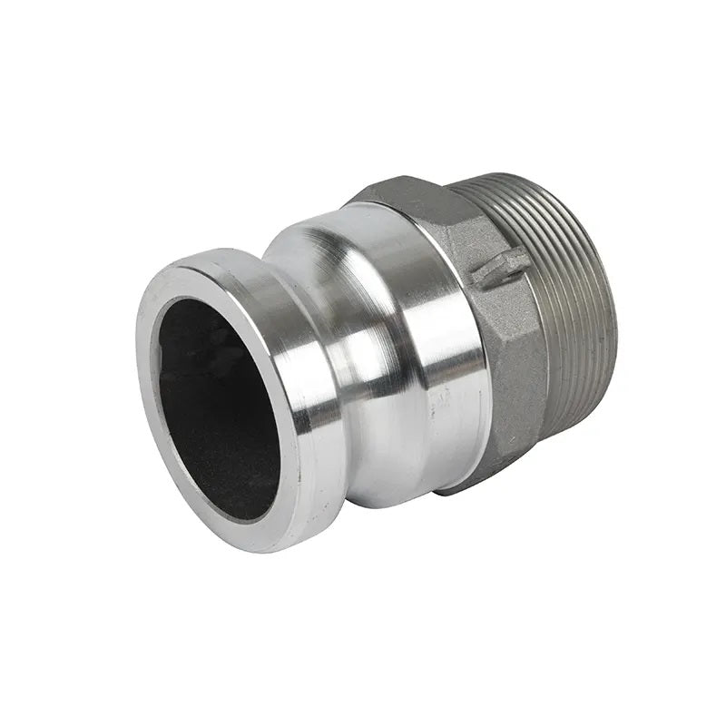 Aluminum Camlock Couplings Type-F 8" Male Adapter x Male Thread Die Casting