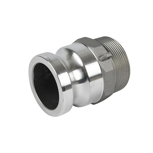 Aluminum Camlock Couplings Type-F 3" Male Adapter x Male Thread Die Casting