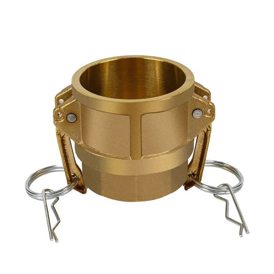 Brass Camlock Couplings Type-D 1" Female Coupler x Female Thread Brass