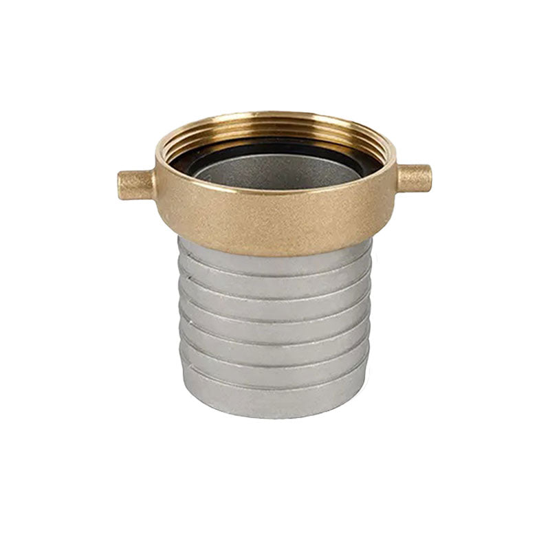 Aluminum Pin Lug Couplings Brass Nut with Handles Hose Shank x Female Thread