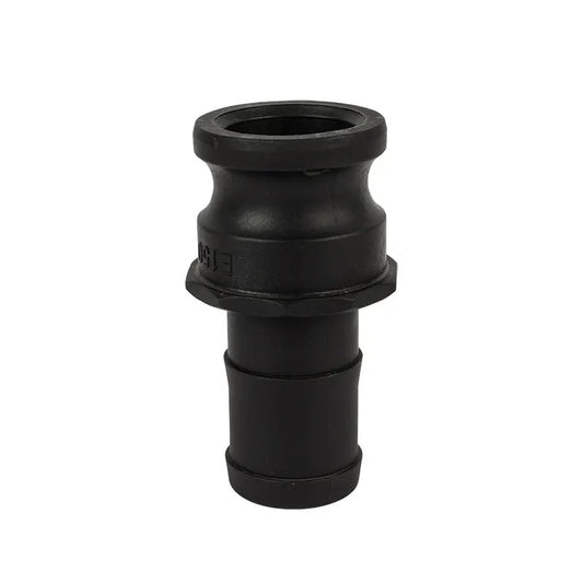 Polypropylene Camlock Couplings Type-E 2-1/2 " Male Adapter x Hose Shank Polypropylene